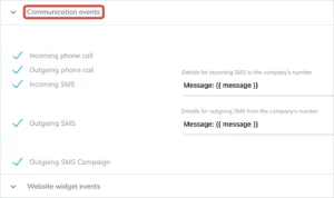 voizee - communication events